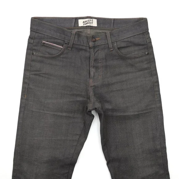 Naked & Famous Super Guy Hunter Stretch Japanese Selvedge Denim - Size 31 X 30 - Picture 4 of 10
